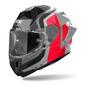 Preview: Airoh Helm | GP 800 | Competition | grau/schwarz-rot