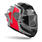 Preview: Airoh Helm | GP 800 | Competition | grau/schwarz-rot