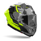 Preview: Airoh Helm | GP 800 | Master | grau/schwarz-fluo-gelb