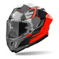 Preview: Airoh Helm | GP 800 | Master | grau/schwarz-orange