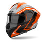 Preview: Airoh Helm | Matryx | Wide | grau/schwarz-orange-weiß