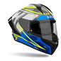 Preview: Airoh Helm | Matryx | Rider | grau/schwarz-blau-weiß-fluo-gelb