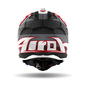 Preview: Airoh Helm | Aviator 3 | Monarch | matt-schwarz/grau-weiß-rot