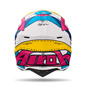 Preview: Airoh Helm | Wraaap | Paint | weiß/blau-gelb-rosa