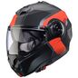 Preview: Caberg Helm | Duke Evo | Indy | matt-gun metallic/schwarz-rot