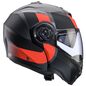 Preview: Caberg Helm | Duke Evo | Indy | matt-gun metallic/schwarz-rot