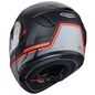 Preview: Caberg Helm Levo X Elite matt-schwarz/anthrazit-rot