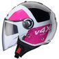 Preview: Caberg Helm | Riviera V4 X | Alpha | weiß/schwarz-Fuchsia