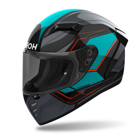 Airoh Helm | Connor | Dunk | schwarz/blau-orange