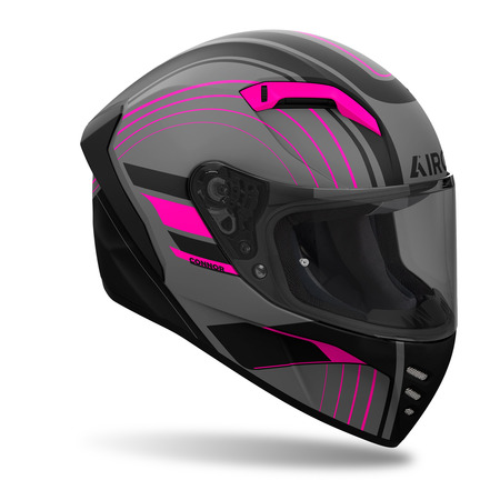 Airoh Helm | Connor | Archieve | matt-grau/schwarz-pink