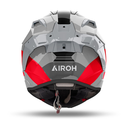 Airoh Helm | GP 800 | Competition | grau/schwarz-rot