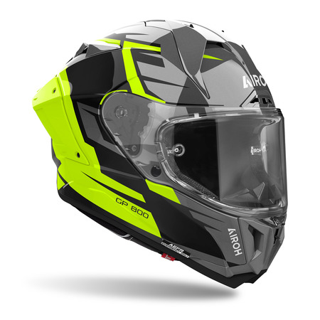 Airoh Helm | GP 800 | Master | grau/schwarz-fluo-gelb