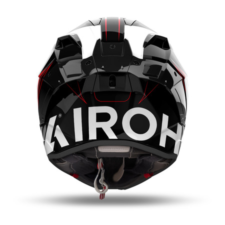 Airoh Helm | GP 800 | Must | schwarz/weiß-rot