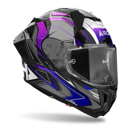 Airoh Helm | GP 800 | Must | schwarz/grau-weiß-blau-lila