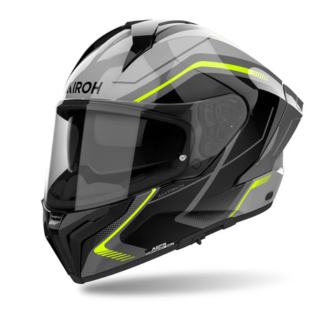 Airoh Helm | Matryx | Wide | grau/schwarz-fluo-gelb