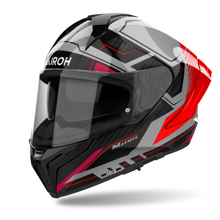 Airoh Helm | Matryx | Rocket | grau/schwarz-rot