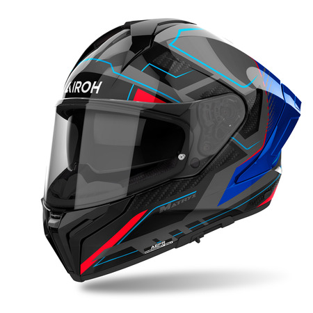 Airoh Helm | Matryx | Rocket | grau/schwarz-blau-rot