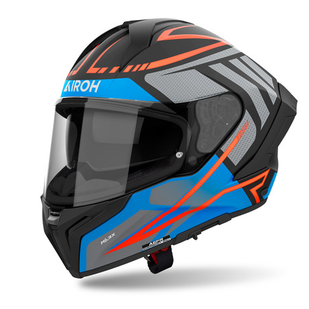 Airoh Helm | Matryx | Rider | matt-schwarz/grau-blau-orange