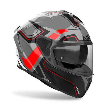 Airoh Helm | Spark 2 | Dart | grau/schwarz-rot