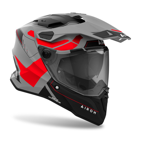 Airoh Helm | Commander 2 | Reveal | matt-grau/schwarz-rot