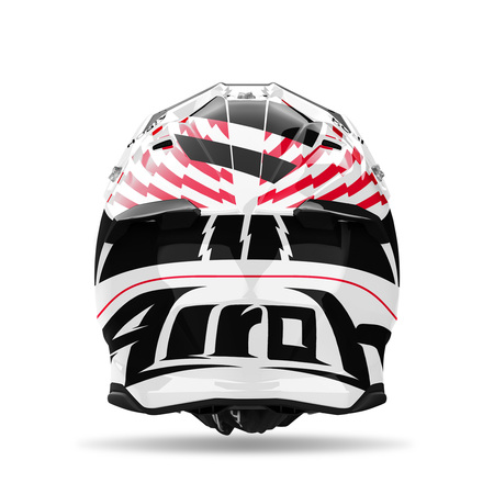 Airoh Helm | Twist 3 | Thunder | weiß/schwarz-rot