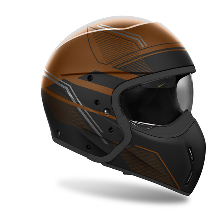 Airoh Helm | J 110 | Slim | matt-bronze/schwarz