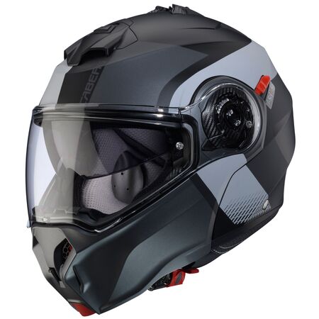 Caberg Helm Duke Evo Indy matt-schwarz/gun metallic-grau