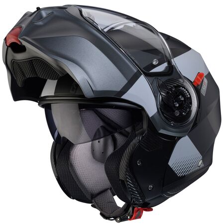 Caberg Helm Duke Evo Indy matt-schwarz/gun metallic-grau