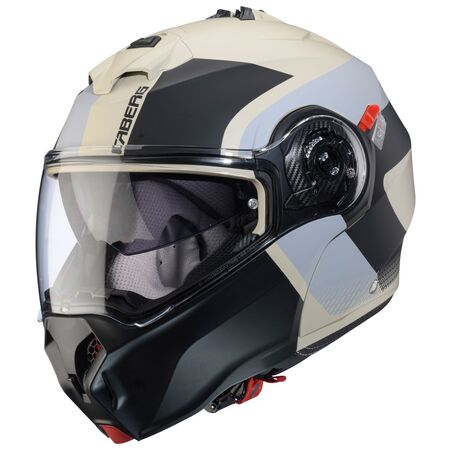 Caberg Helm Duke Evo Indy matt-sand/schwarz-grau