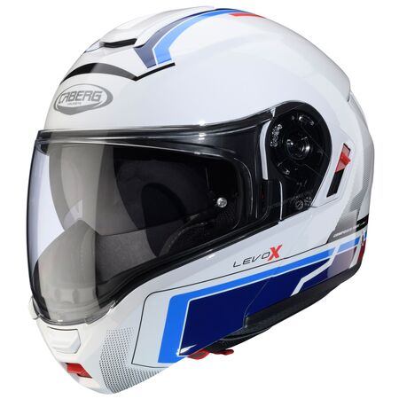 Caberg Helm | Levo X | Elite | weiß/blau-rot