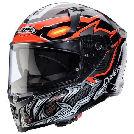 Caberg Helm | Avalon X | Gurkha | schwarz/grau-fluo-orange