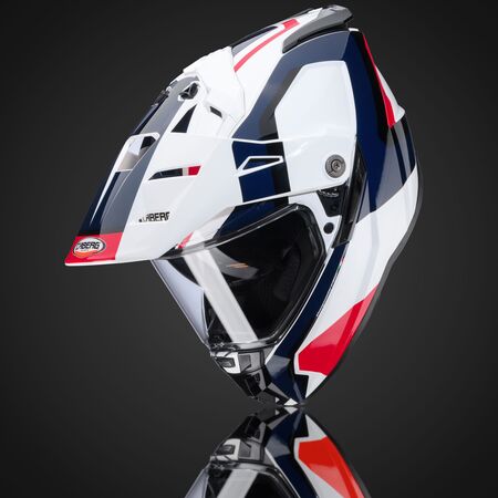 Caberg Helm Tanami Scram weiß/blau-rot