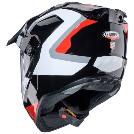 Caberg Helm Tanami Scram schwarz/weiß-rot