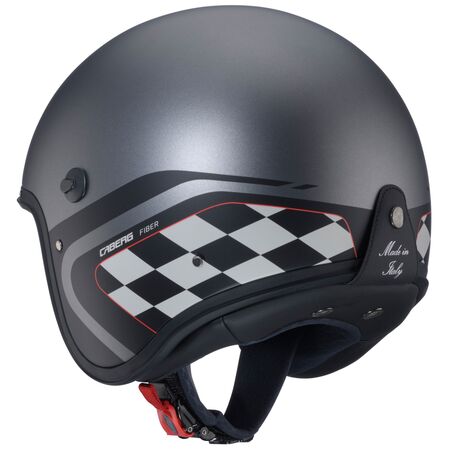 Caberg Helm | Freeride X | Daytona | matt-gun metallic/schwarz-weiß