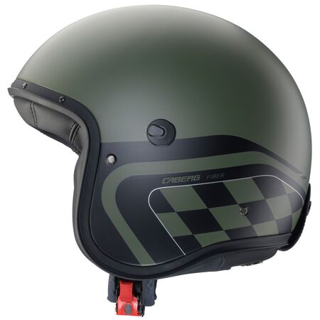 Caberg Helm | Freeride X | Daytona | matt-grün/schwarz-silber