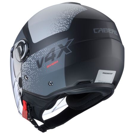 Caberg Helm Riviera V4 X Alpha matt-schwarz/anthrazit-grau