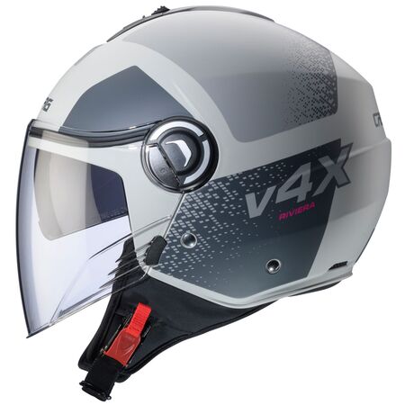 Caberg Helm | Riviera V4 X | Alpha | matt-sand/anthrazit-grau