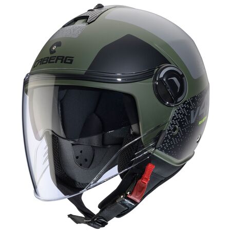 Caberg Helm | Riviera V4 X | Alpha | matt-grün/schwarz-grau