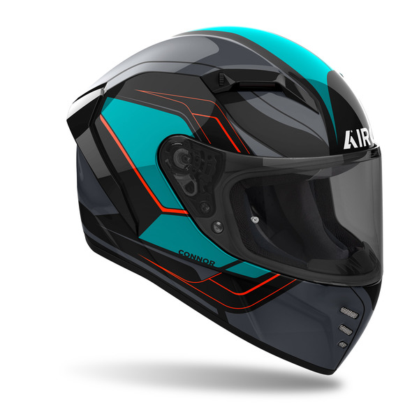 Airoh Helm | Connor | Dunk | schwarz/blau-orange