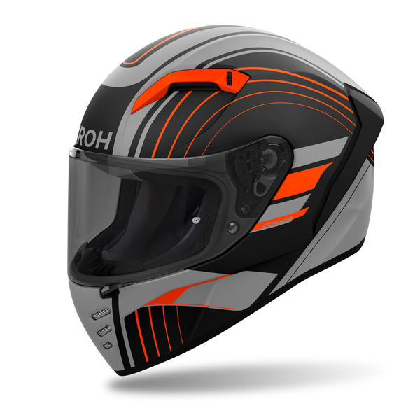 Airoh Helm | Connor | Archieve | matt-schwarz/grau-orange