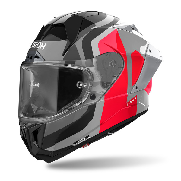 Airoh Helm | GP 800 | Competition | grau/schwarz-rot