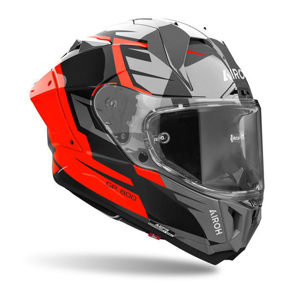 Airoh Helm | GP 800 | Master | grau/schwarz-orange