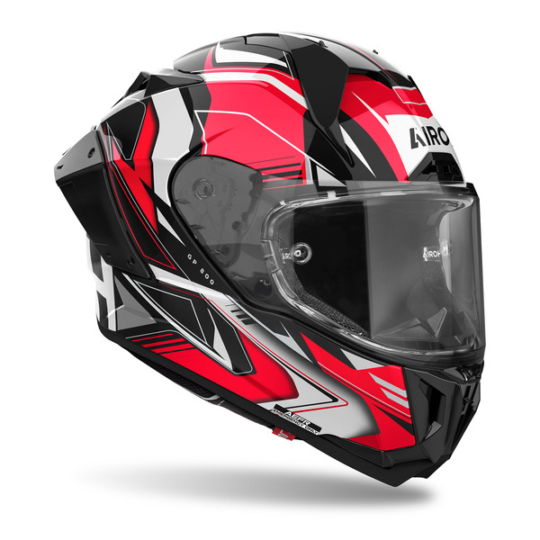 Airoh Helm | GP 800 | Must | schwarz/weiß-rot