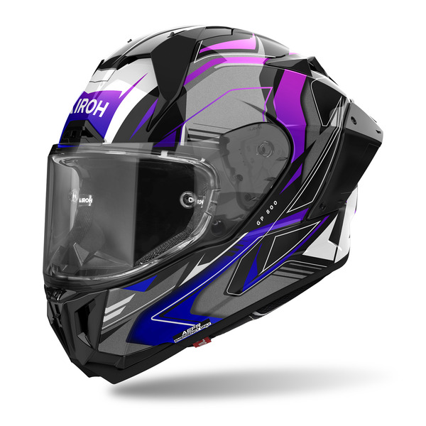 Airoh Helm | GP 800 | Must | schwarz/grau-weiß-blau-lila