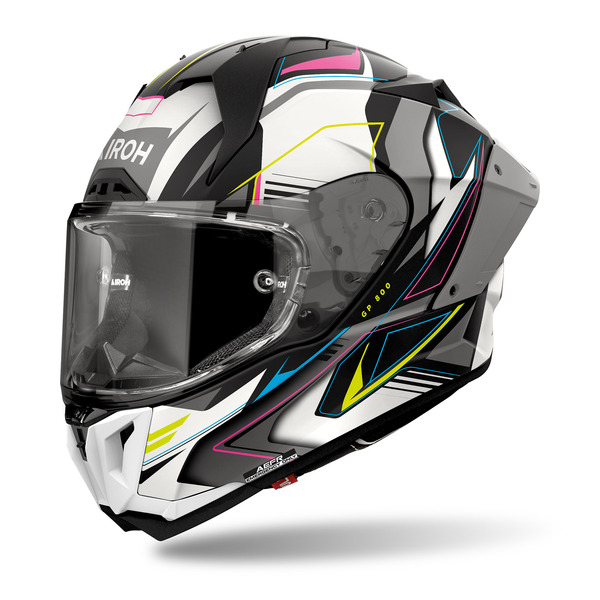 Airoh Helm | GP 800 | Must | matt-grau/weiß-multi