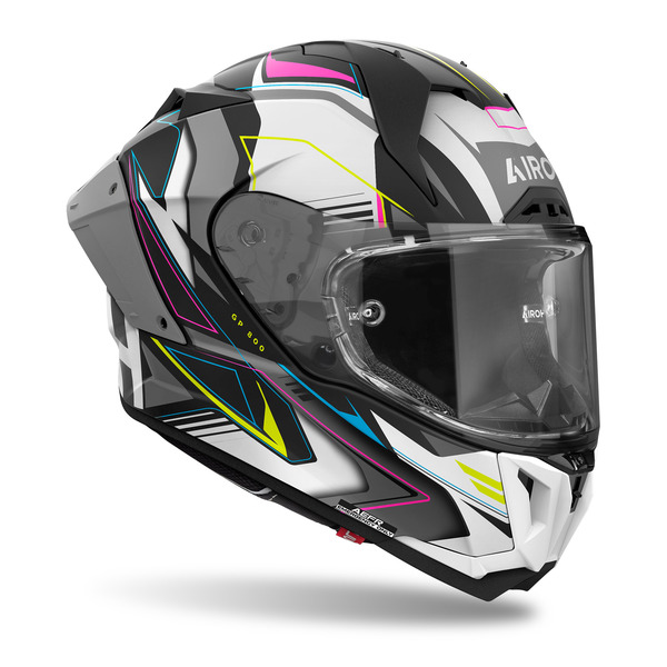 Airoh Helm | GP 800 | Must | matt-grau/weiß-multi