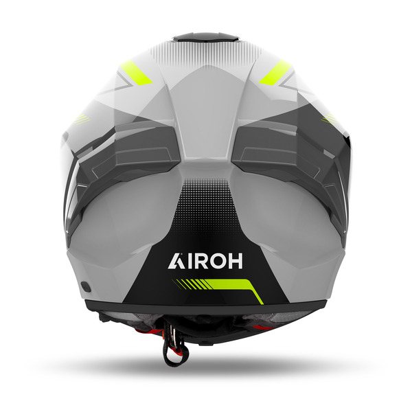 Airoh Helm | Matryx | Wide | grau/schwarz-fluo-gelb