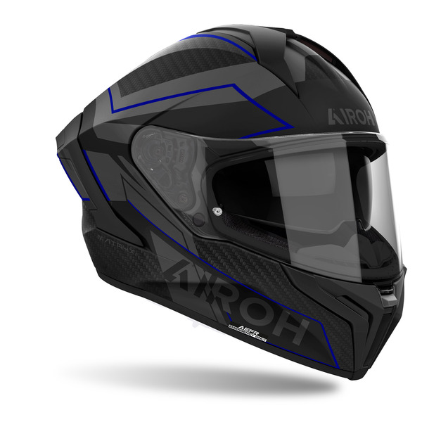 Airoh Helm | Matryx | Sentinel | matt-schwarz/grau-blau