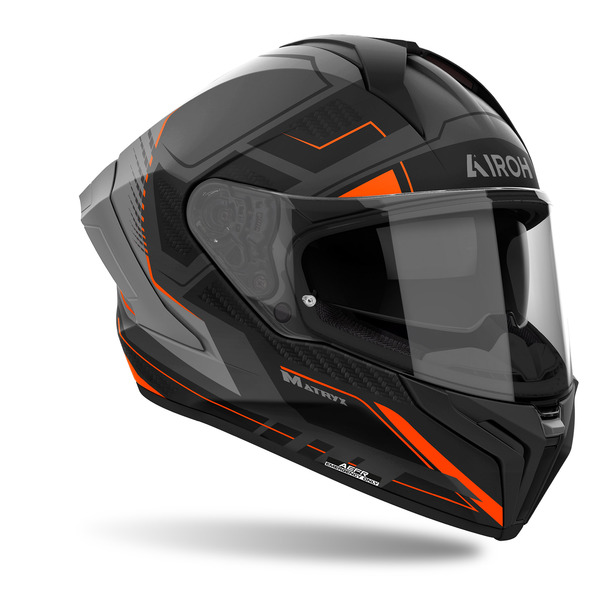 Airoh Helm | Matryx | Rocket | matt-grau/schwarz-orange