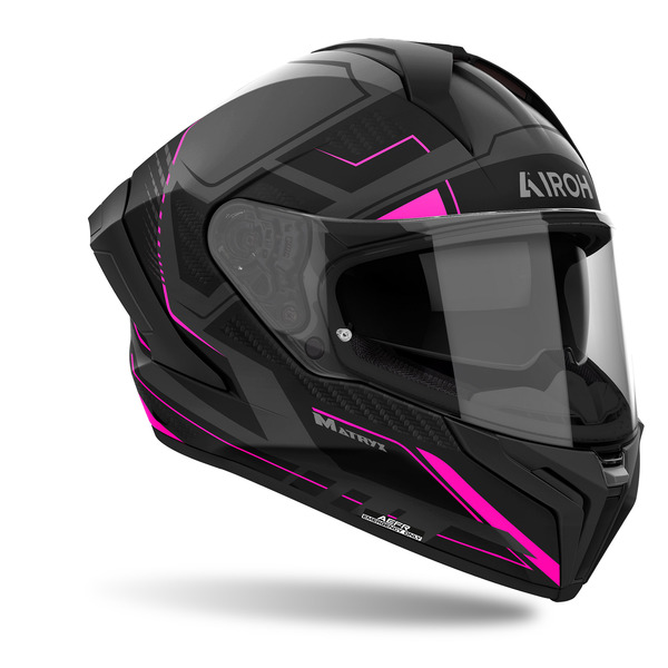 Airoh Helm | Matryx | Rocket | matt-grau/schwarz-pink